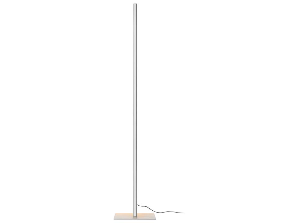 Lineal Tall LED Floor Lamp in White Aluminum