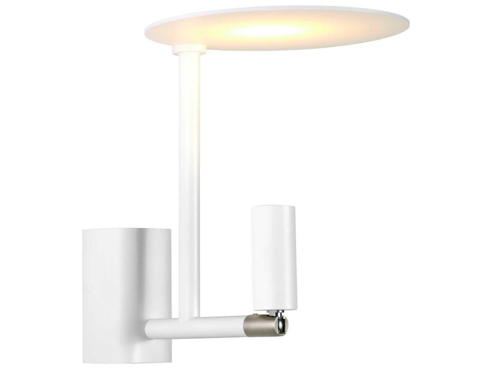 Kelly Wall Sconce in White Nickel with Adjustable LED by Jordi Veciana