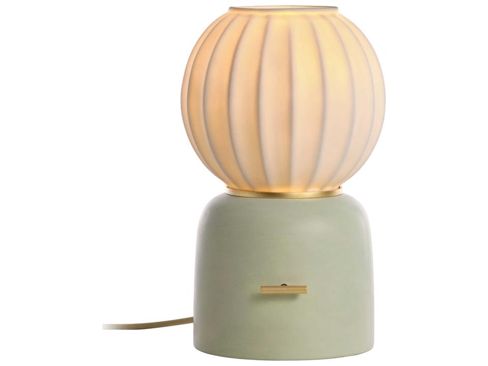Mei Table Lamp in Mint Green and Gold