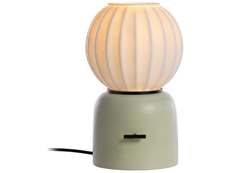 Mei Table Lamp in Mint Green and Black with Porcelain Diffuser