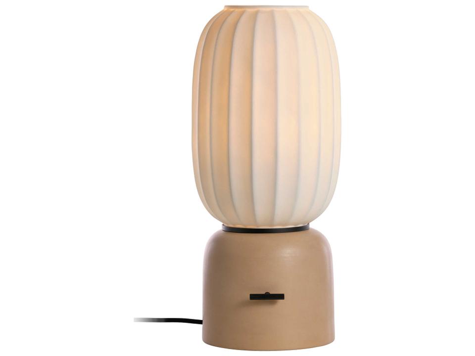 Mei Rose Black Table Lamp with Ceramic Base