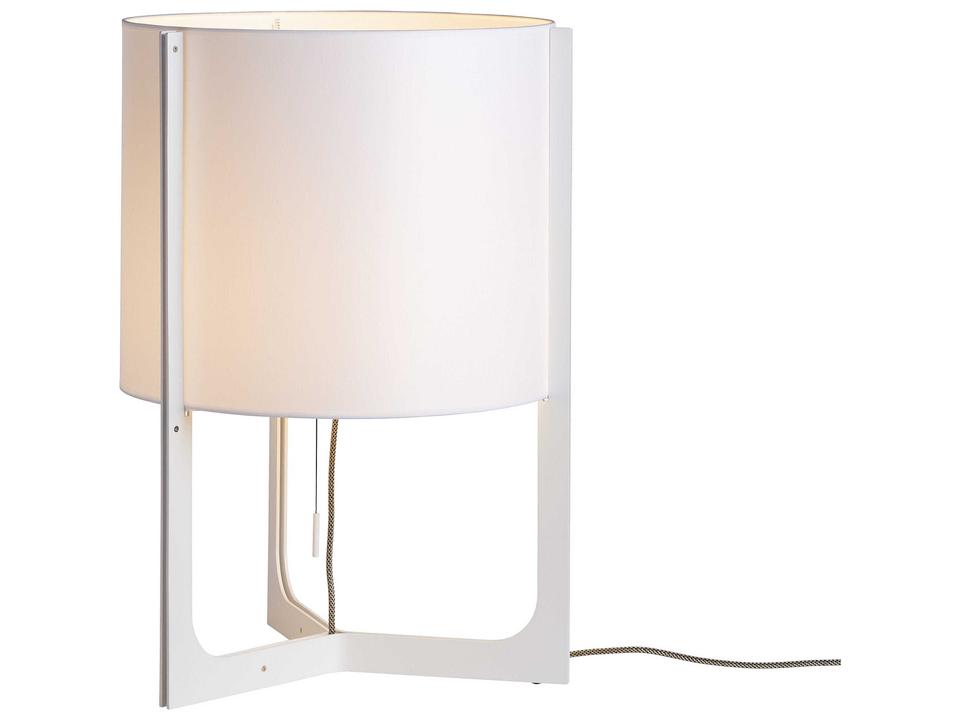 Nirvana Large White Linen Table Lamp