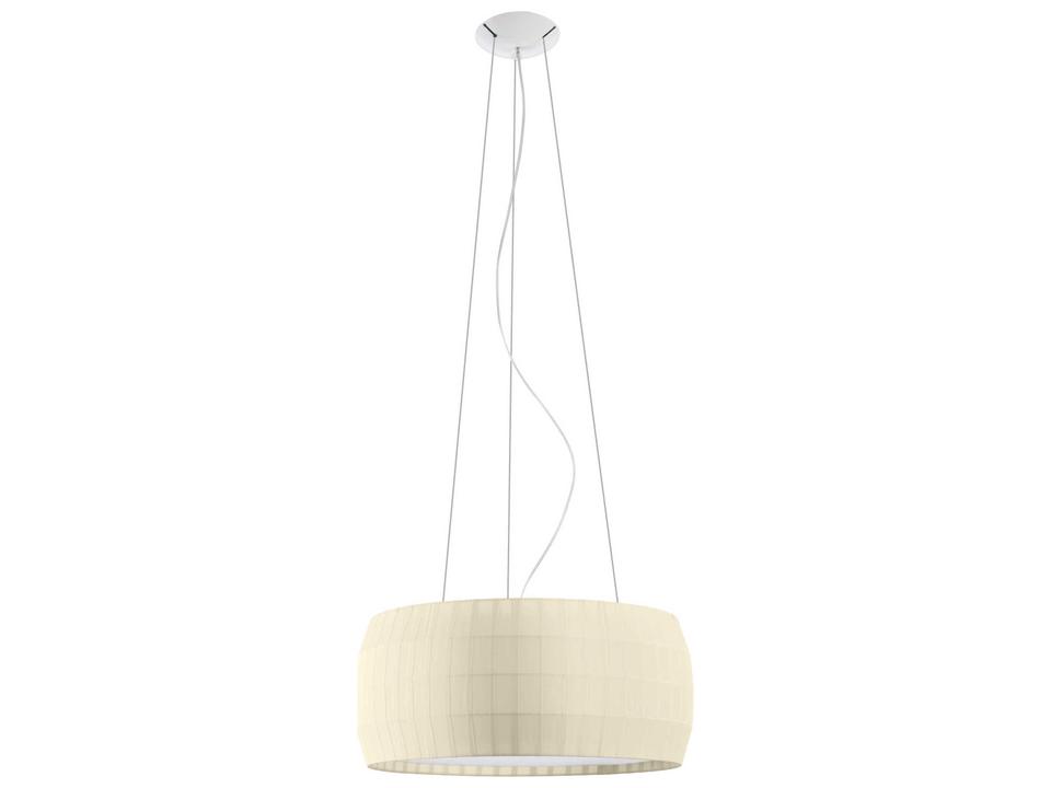 Isamu 2-Light Drum Pendant in Pearl Off White
