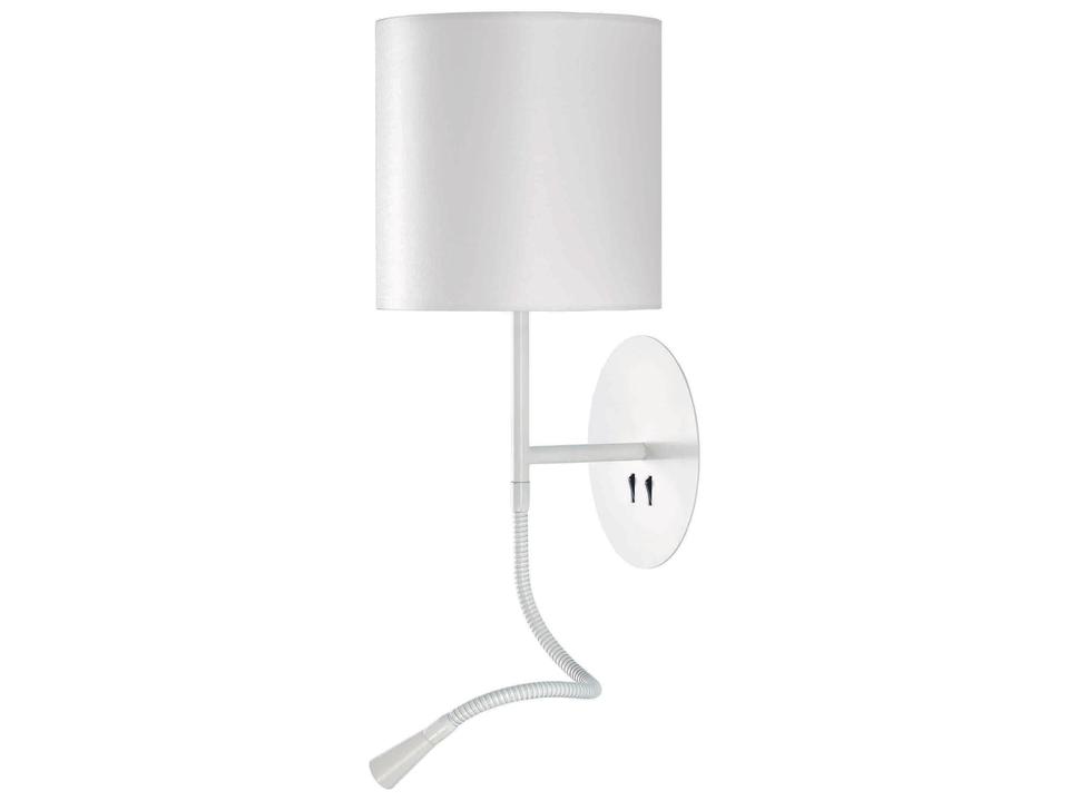 Hotel Python Round Shade Wall Light with Flexible LED Arm