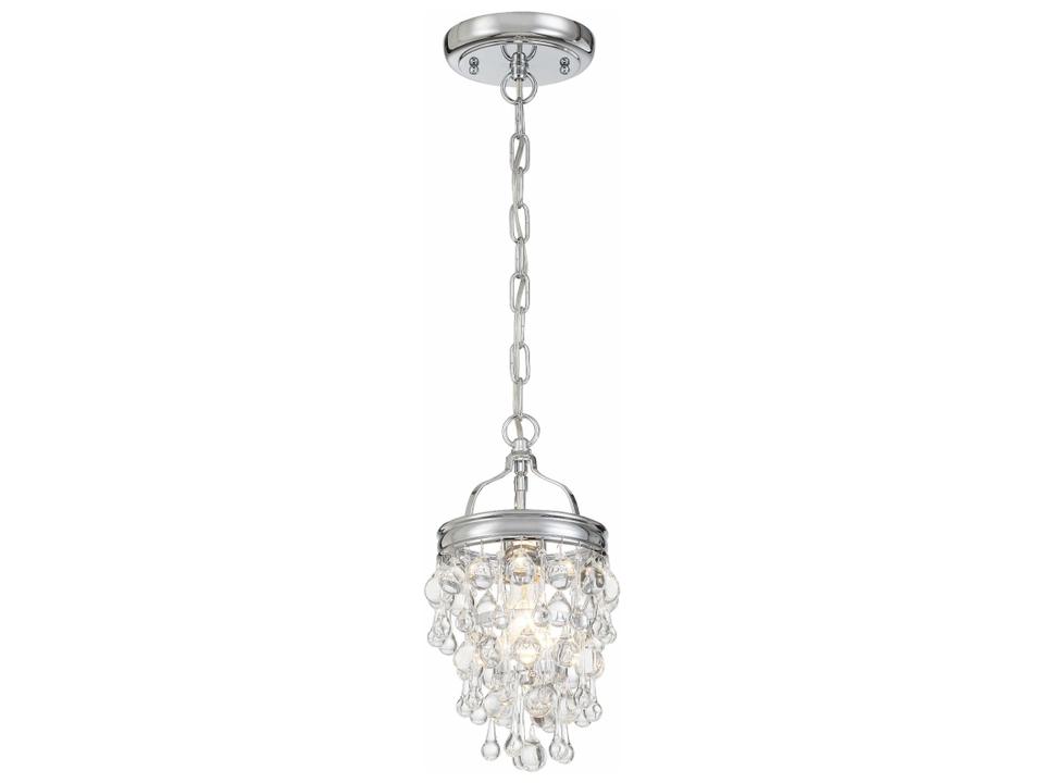 1-Light Calypso Crystal Teardrop Chandelier