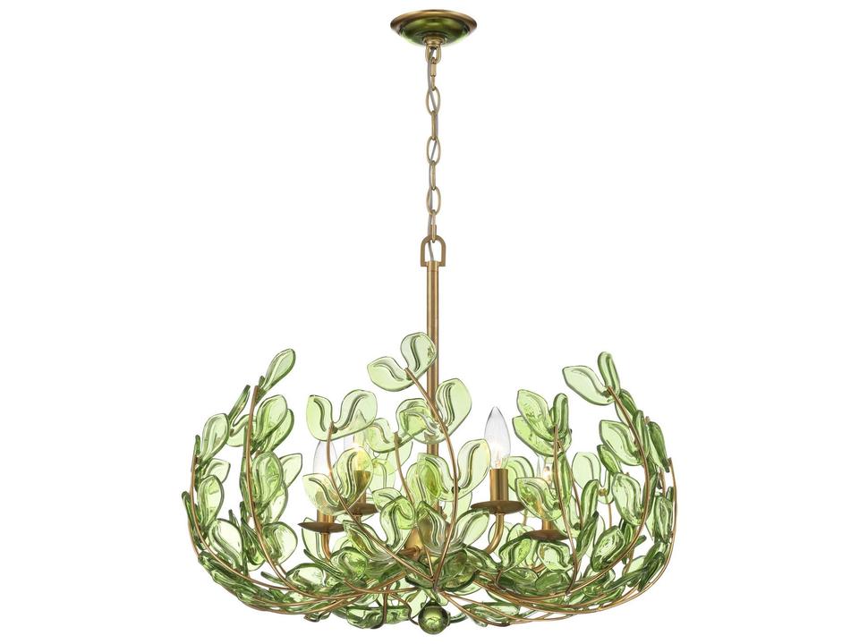 Bridget 5-Light Soft Gold Candelabra Chandelier