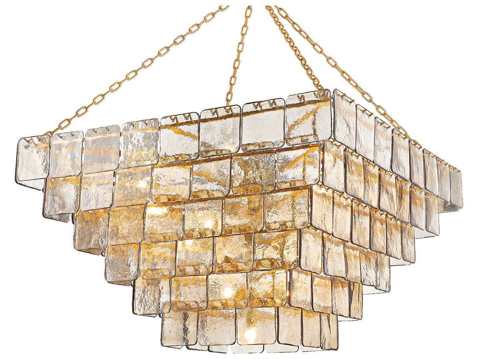 29-Light Regal Chandelier in Vintage Gold Leaf