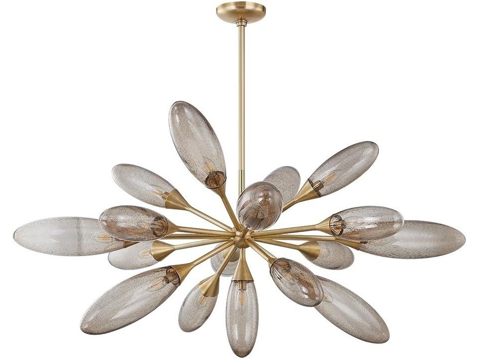 17-Light Cordoba Chandelier in Vintage Brass