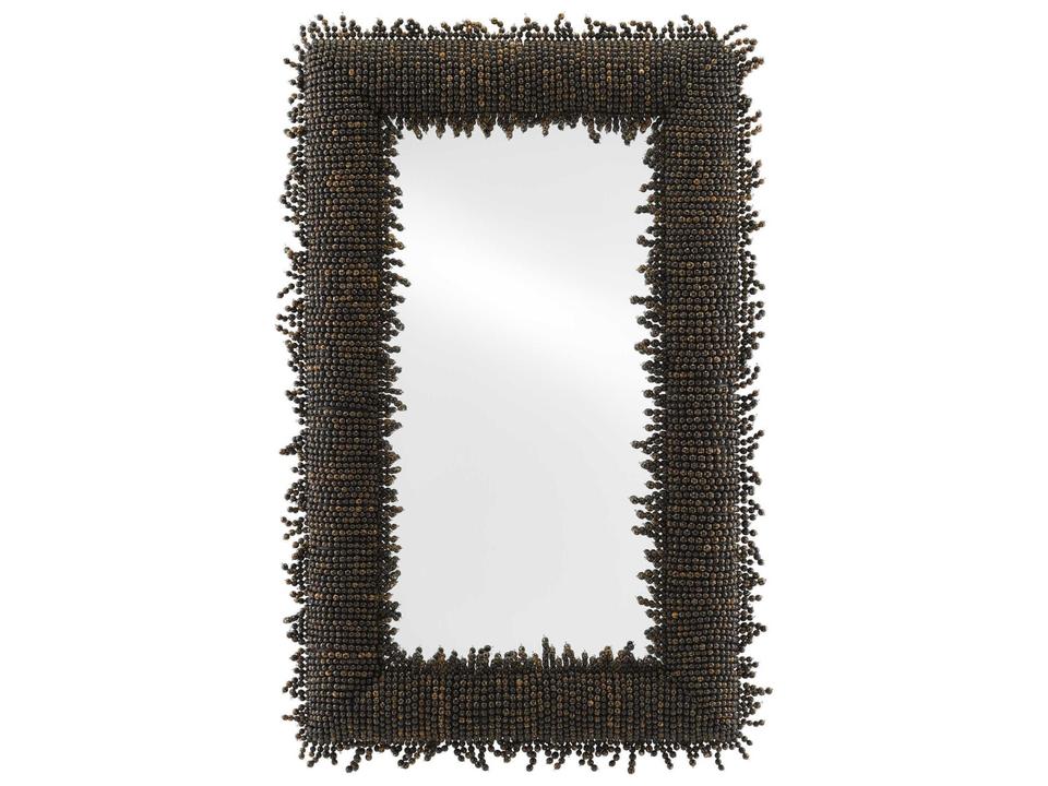 Pasay Black Rectangular Wall Mirror