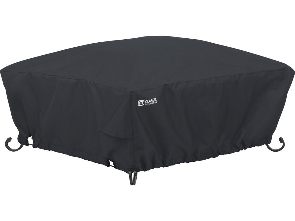 Classic Black 36 Inch Square Fire Pit Cover