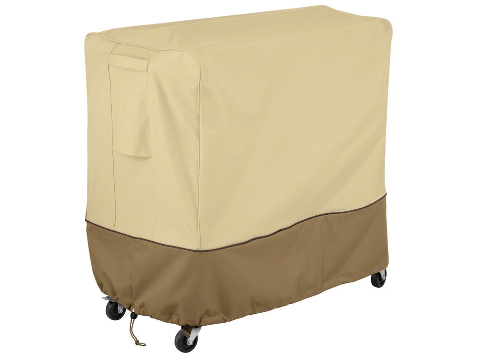 Veranda 33 Inch Rolling Deck Cooler Cover 80 Quart in Pebble Bark Earth