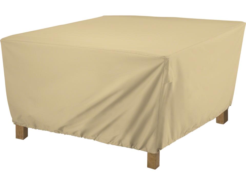 Terrazzo 28 Inch Square Ottoman Side Table Cover in Sand