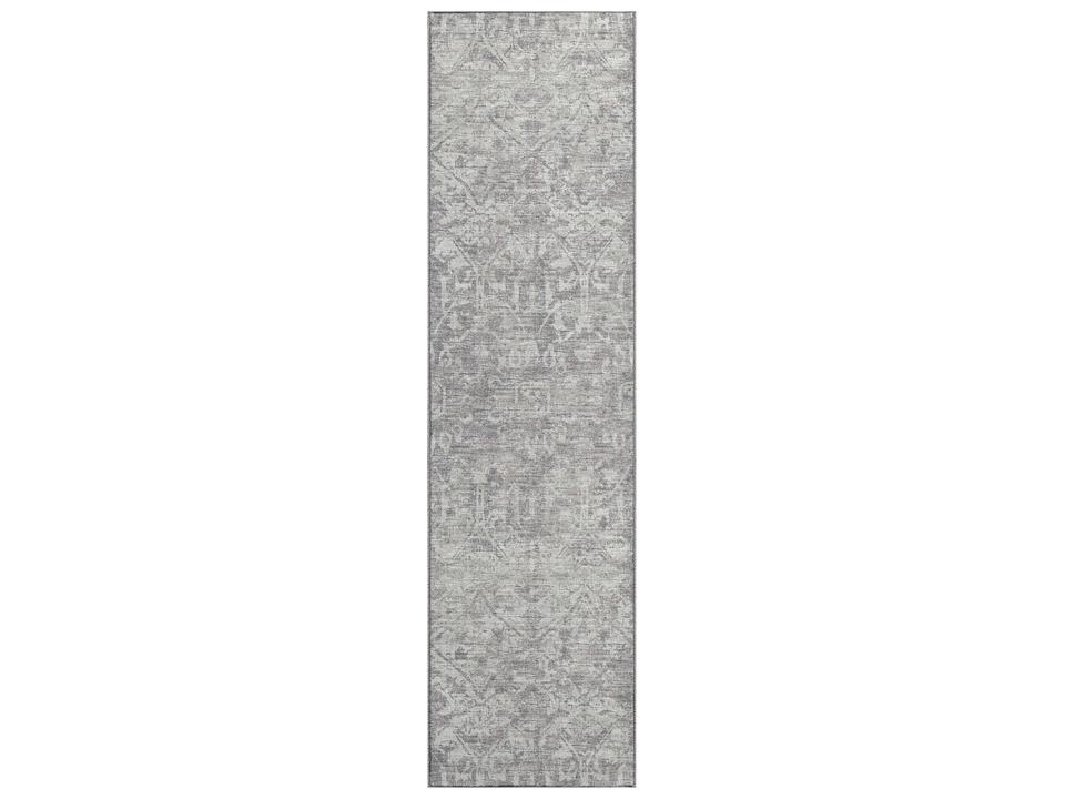 Aberdeen Floral Runner Area Rug 2'3" x 7'6" in Flannel