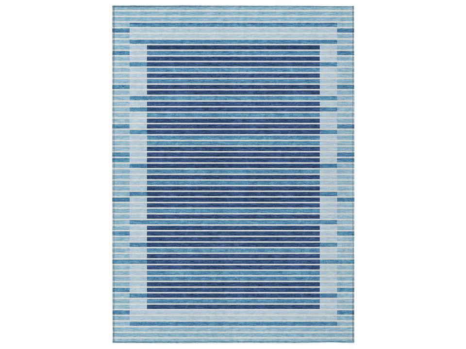 Chantille Bordered Area Rug in Sky