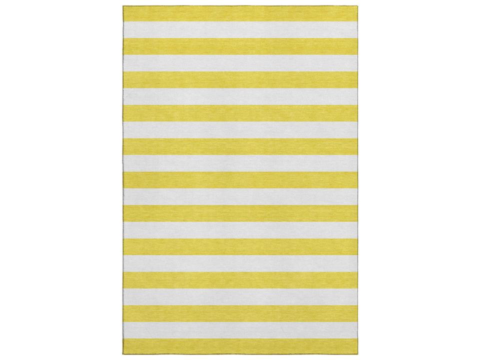 Mayfield Striped Area Rug Yellow