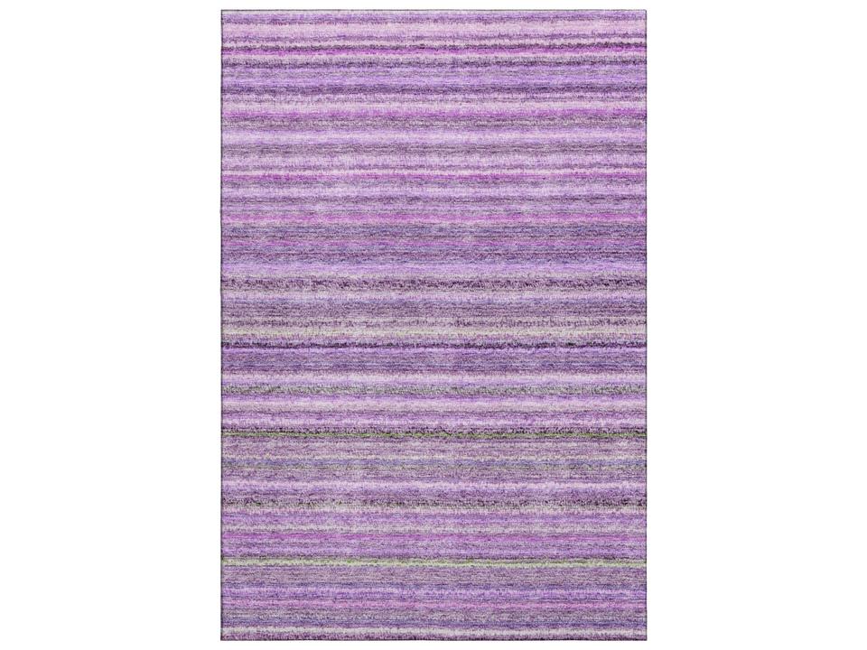 Mayfield Striped Area Rug with Plush Microfiber Pile