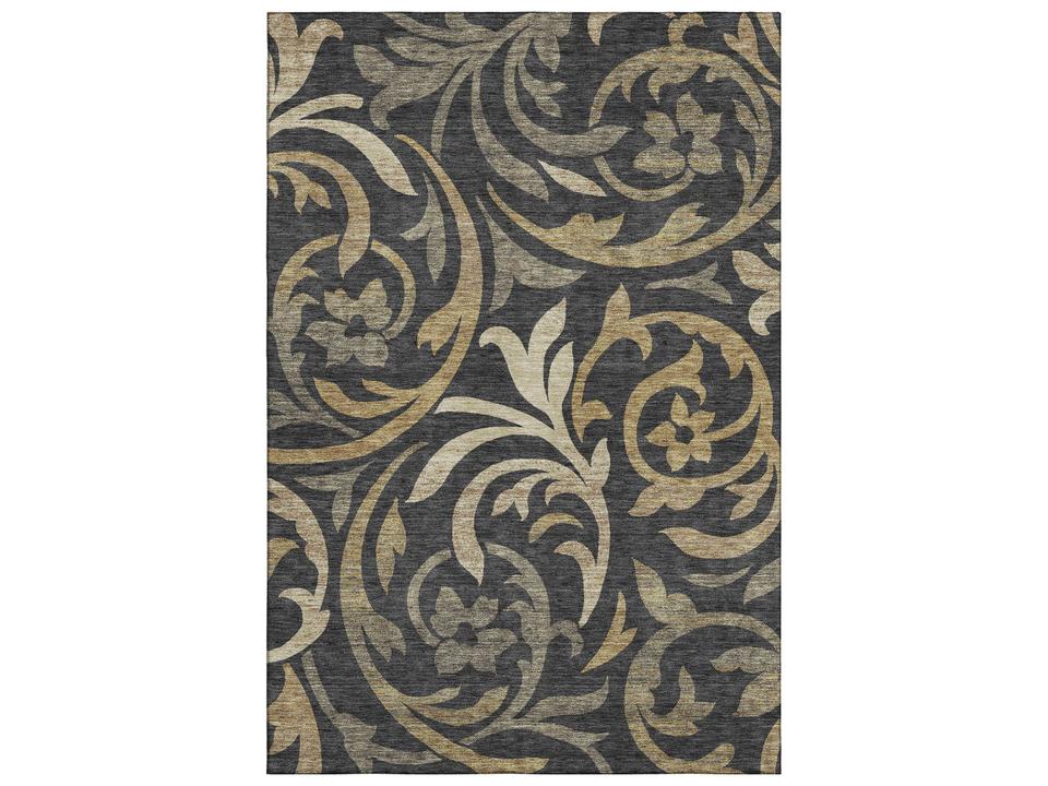 Mayfield Floral Area Rug with Plush Microfiber Pile