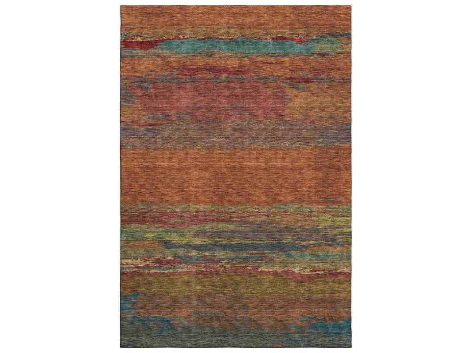 Trevi Abstract Machine Washable Area Rug