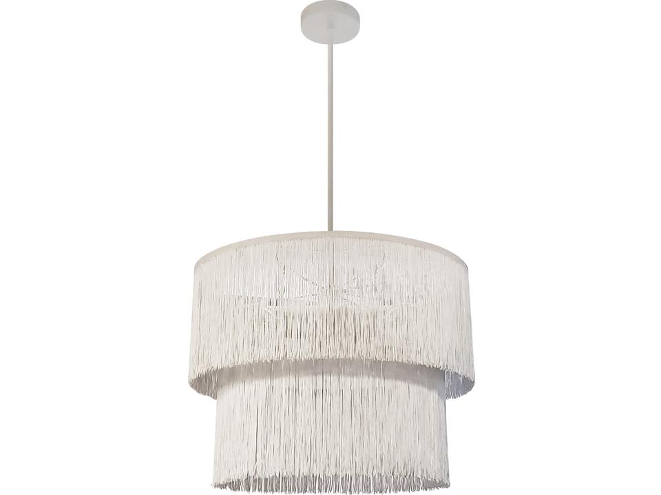 Cadelaria 4-Light Matte White Tiered Chandelier