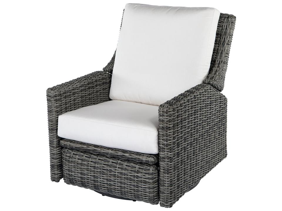 Avallon Wicker Swivel Recliner Outdoor Lounge Chair