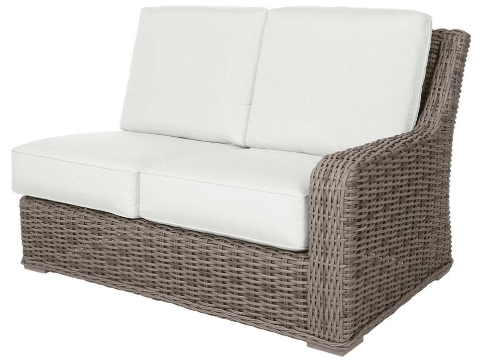 Laurent Wicker Left Arm Loveseat