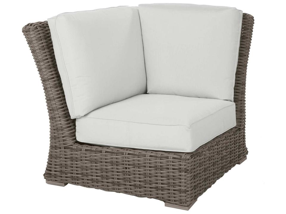 Laurent Modular Wicker Corner Lounge Chair