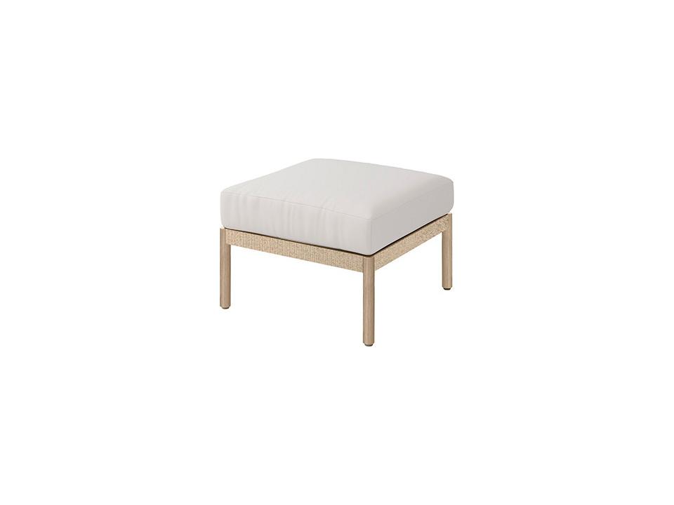 Orleans Aluminum Woven Ottoman