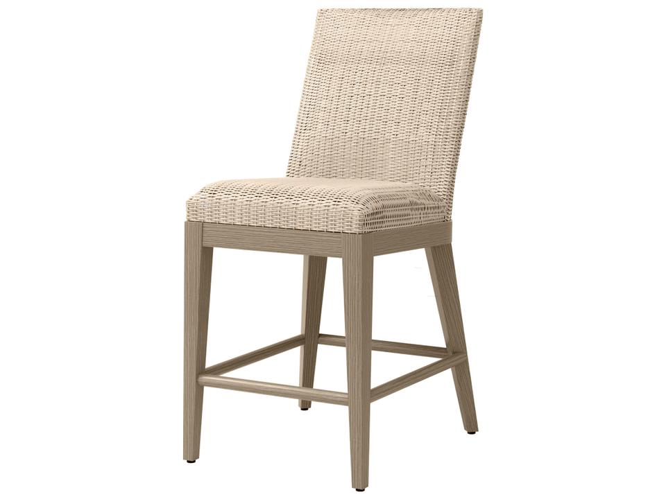 Siena Eco-Weave Counter Height Armless Stool in Barley