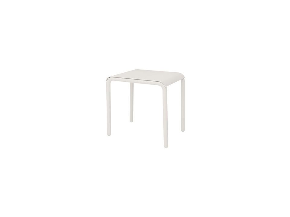Cabana Aluminum Rectangular End Table Modern Outdoor Furniture