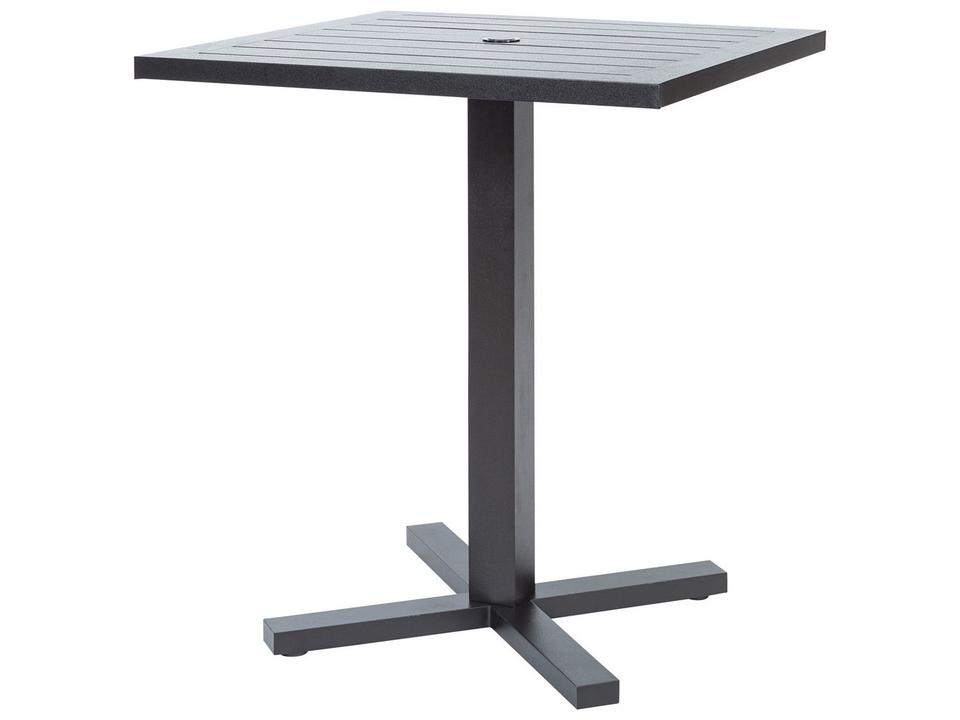 Palermo Aluminum Square Counter Height Table with Umbrella Hole
