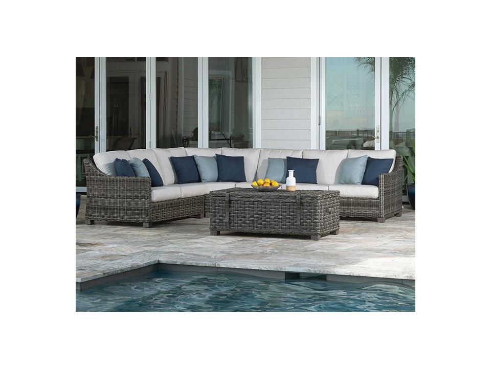 Avallon Wicker Sectional Outdoor Patio Lounge Set