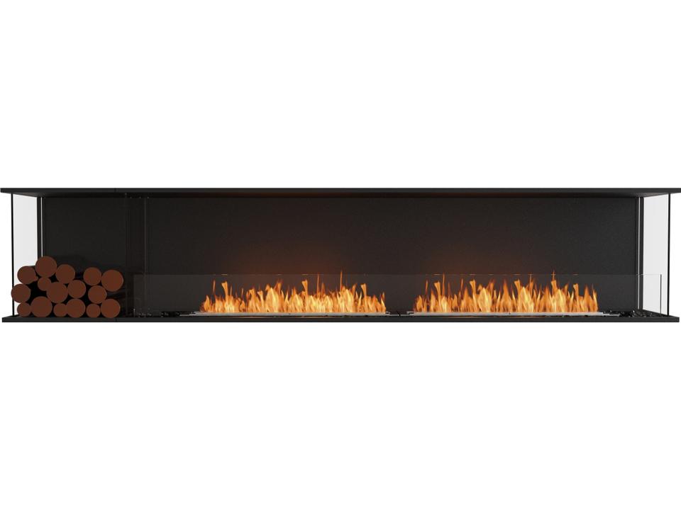 Flex 104BY Bay Firebox with 2 XL900 Burners in Black
