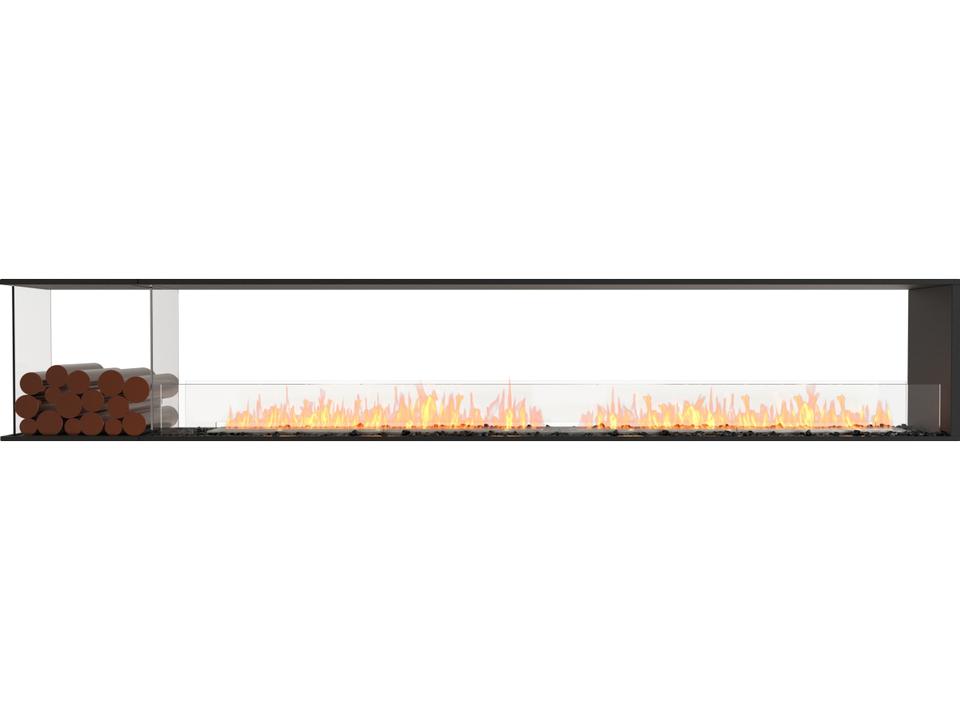 Flex 122PN Peninsula Fireplace Insert in Black