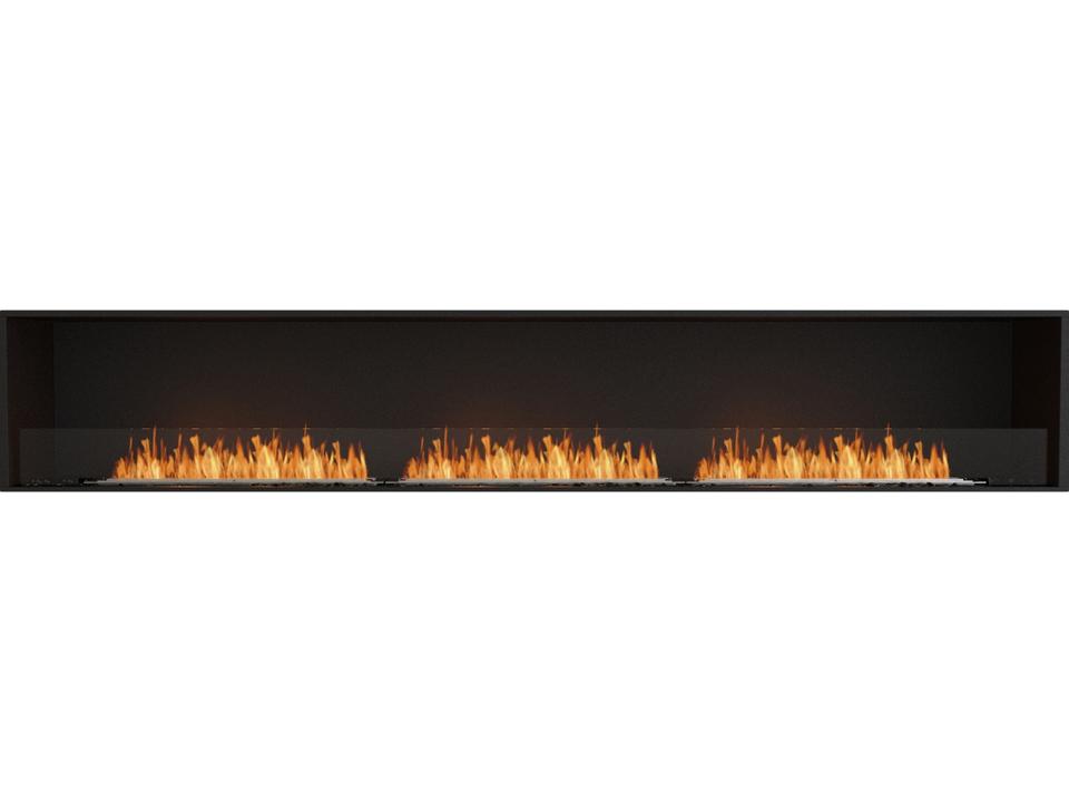 Flex 122SS Single Sided Bioethanol Fireplace Insert in Black