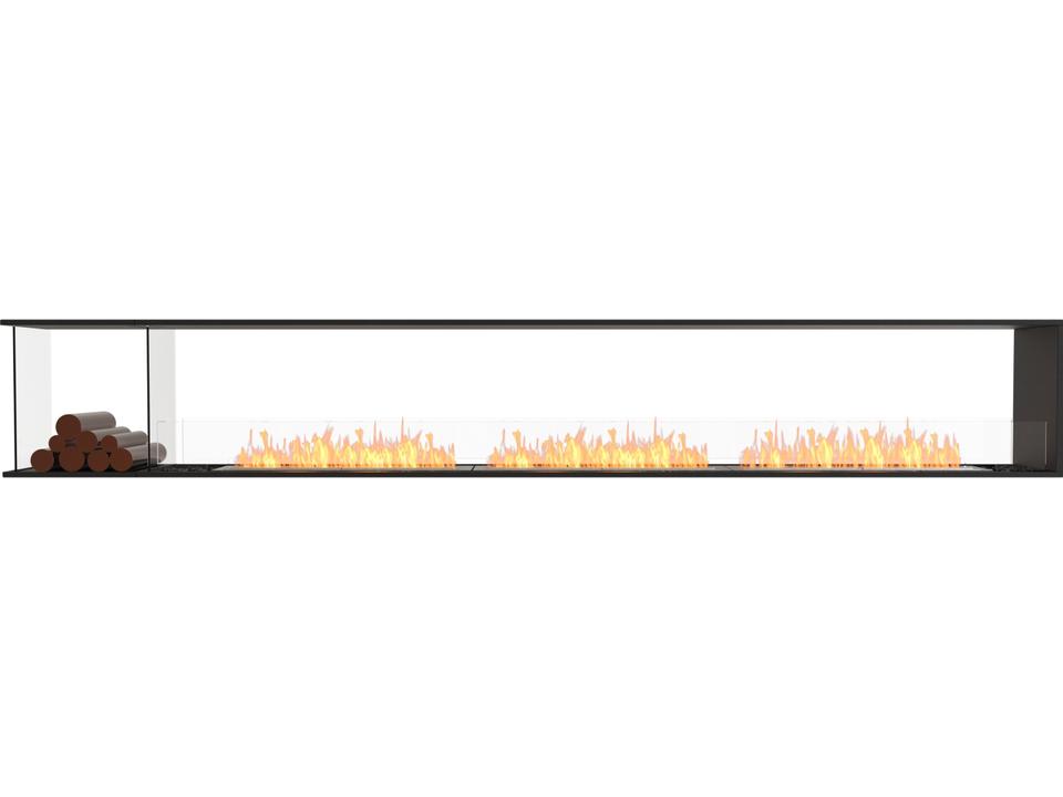 Flex 140PN 146-Inch Bioethanol Peninsula Fireplace Insert