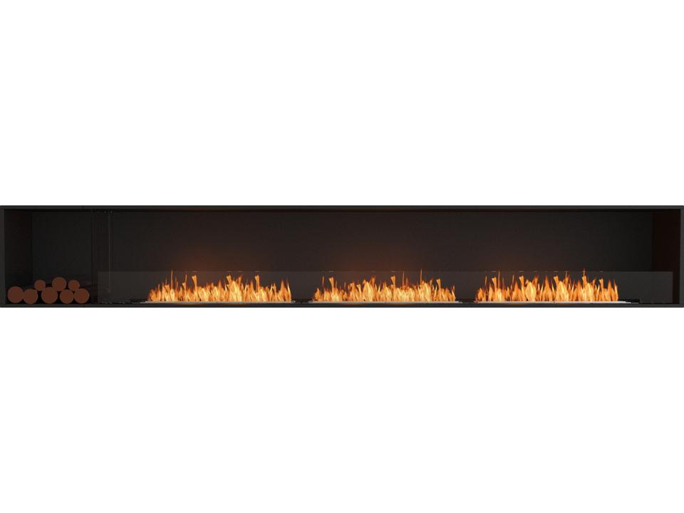 Flex 140SS Single Sided Bioethanol Firebox with Box Left