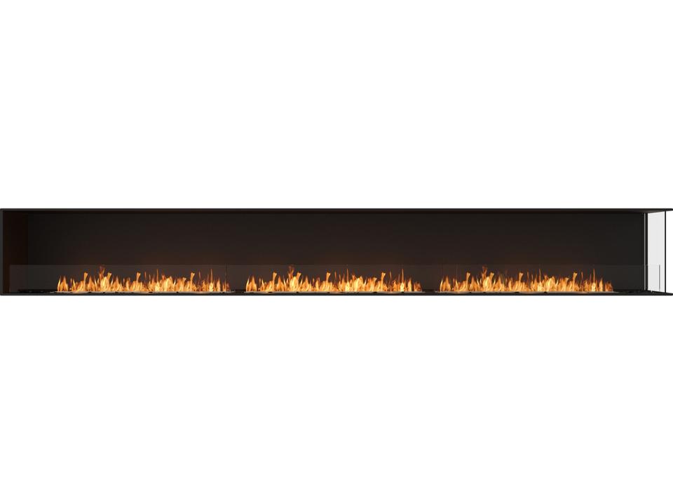 Flex 164-Inch Bioethanol Right Corner Fireplace Insert
