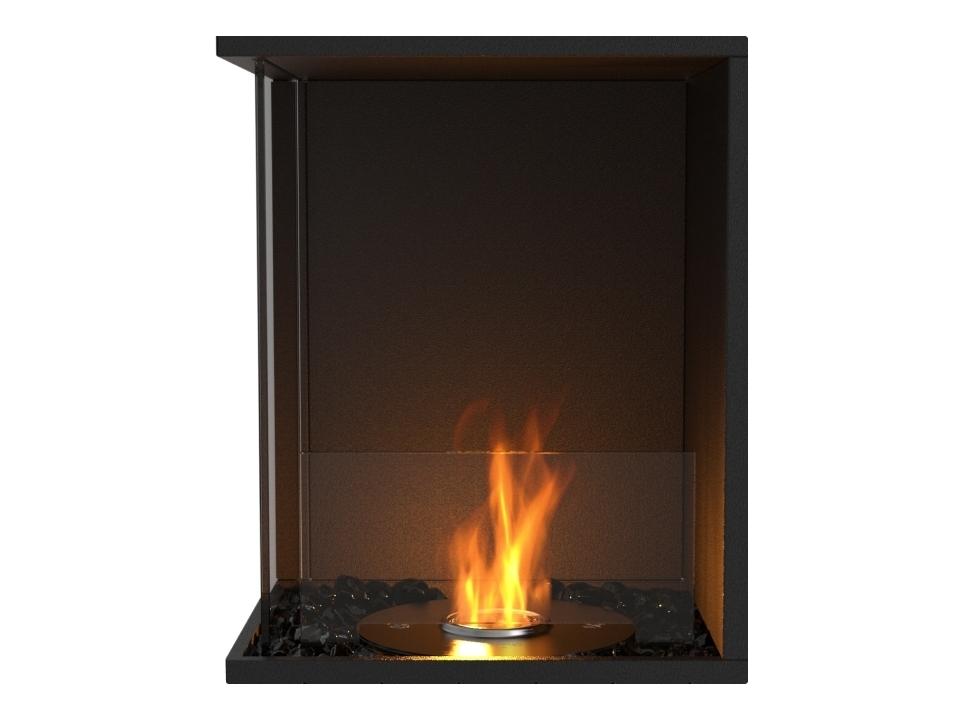 Flex 18LC Left Corner Bioethanol Fireplace Insert