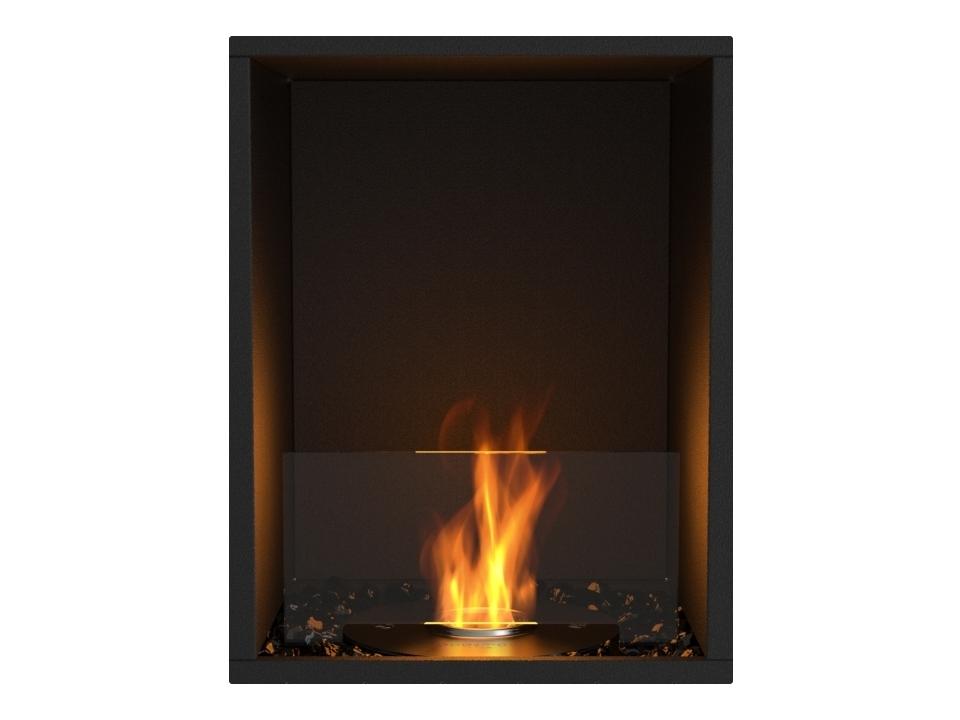 Flex 18SS Single Sided Bioethanol Firebox in Black