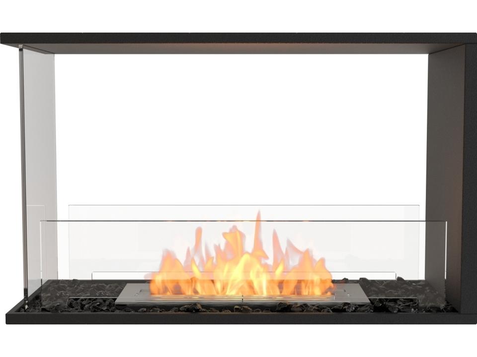 Flex 32PN Peninsula Bioethanol Fireplace Insert in Black