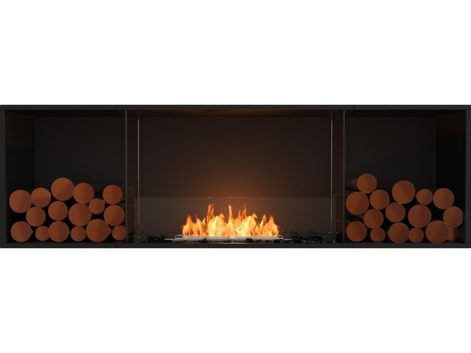 Flex 68SS Single Sided Bioethanol Firebox in Black