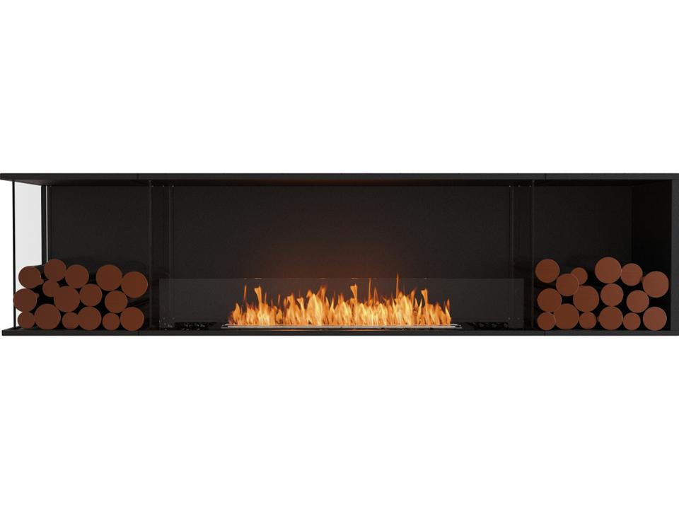 Flex 86LC Left Corner Bioethanol Fireplace Insert