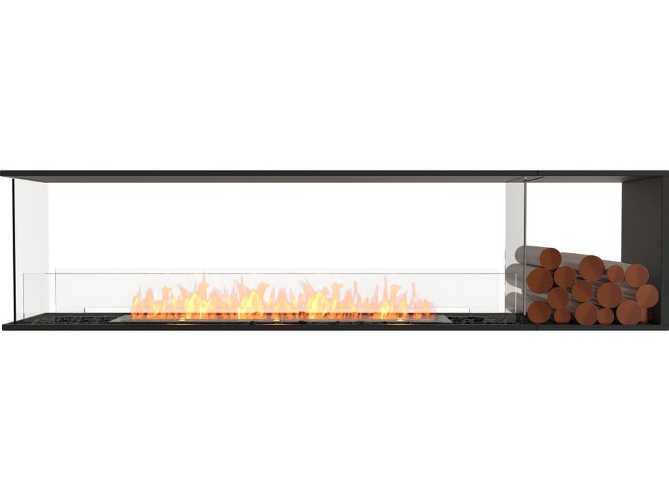 Flex 86PN Peninsula Firebox with Right Decorative Box