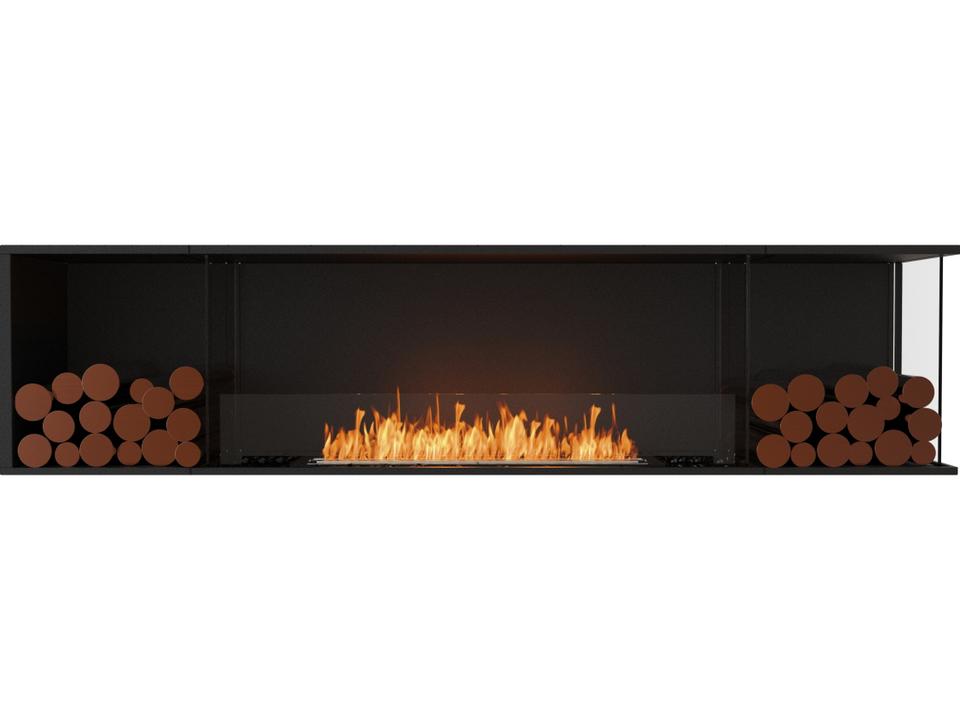 Flex 86RC Right Corner Bioethanol Fireplace Insert
