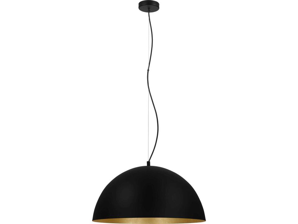 Rafaelino 1-Light Pendant Light Modern Black and Gold