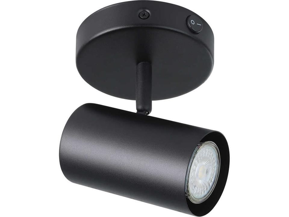 Calloway Adjustable Track Light Modern Black Spotlight