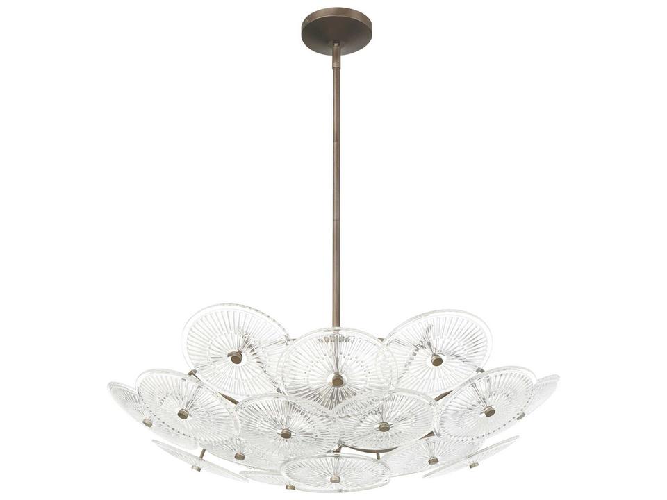 Avril 6-Light Forged Bronze Chandelier