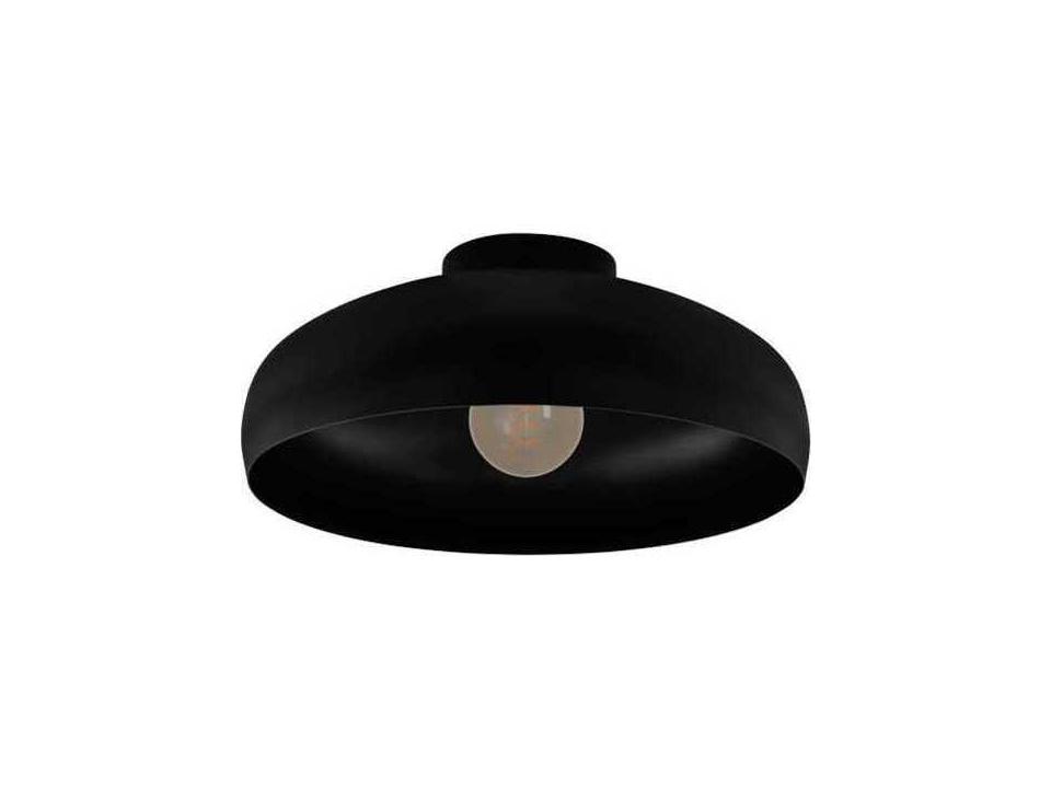 Mogano 1-Light Black Flush Mount Ceiling Light