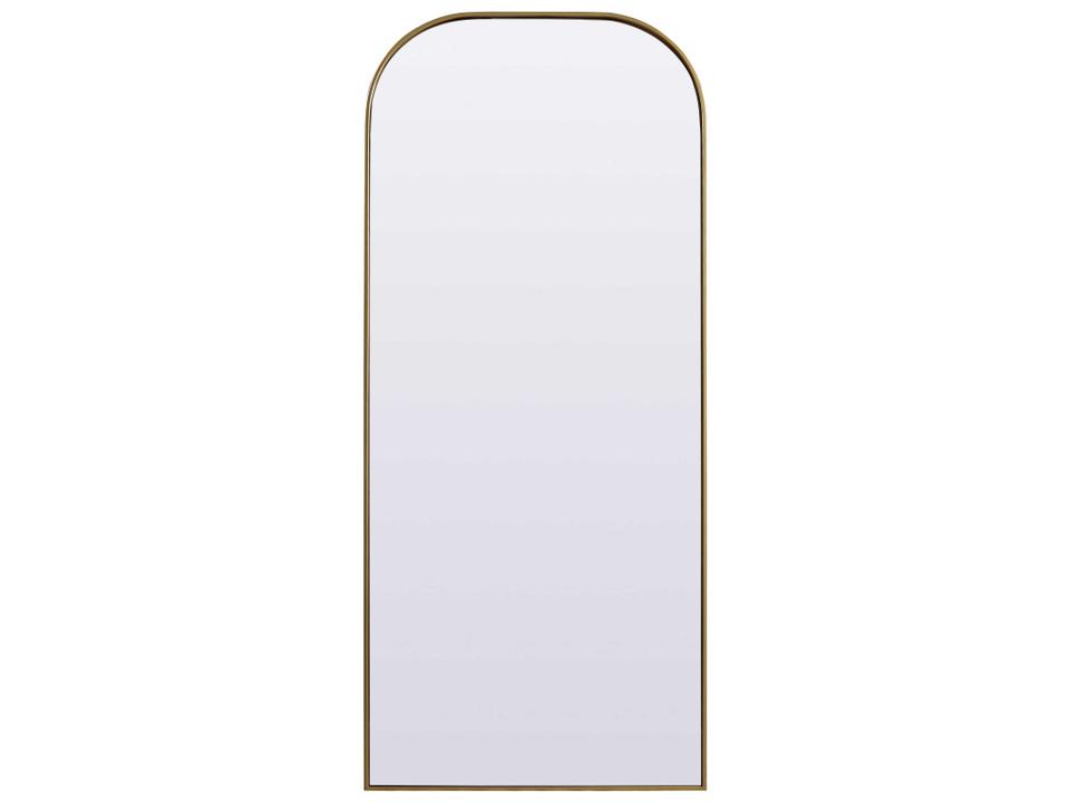 Blaire Brass Arch Floor Mirror