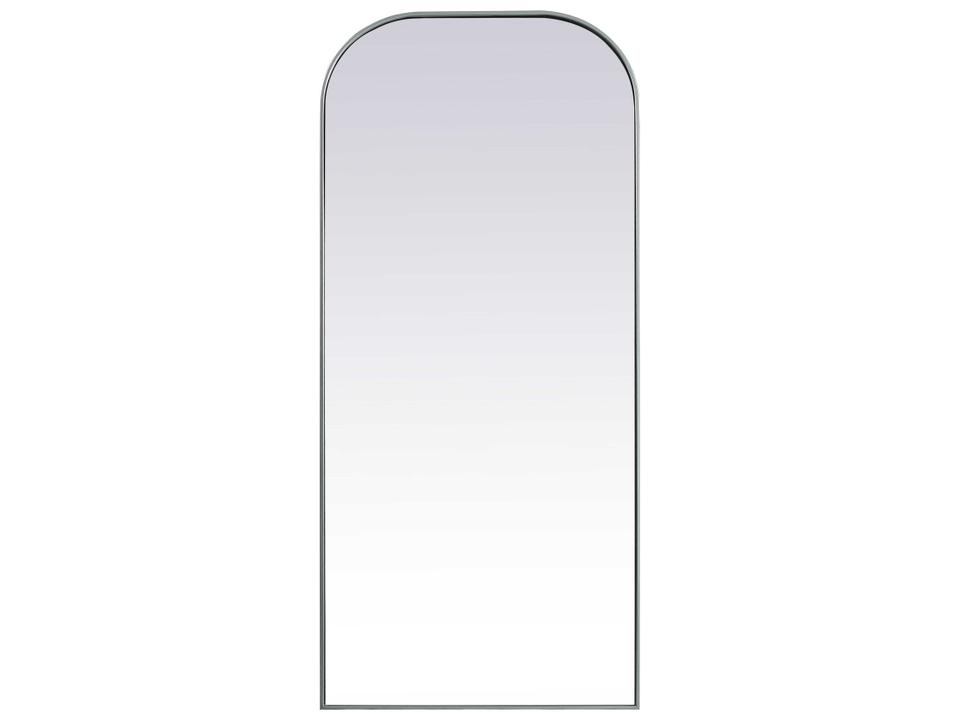 Blaire Silver Arch Floor Mirror 32 x 76 Inch